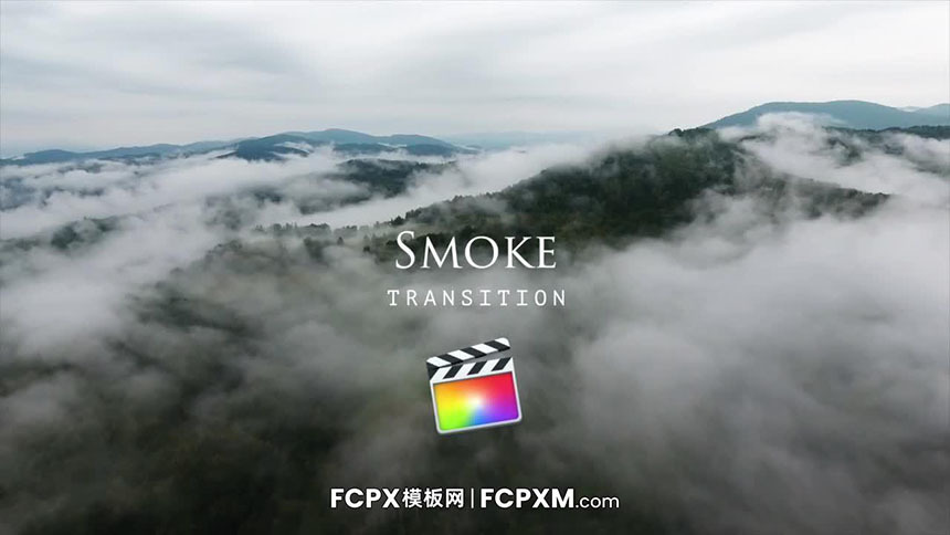 fcp模板 旅游度假vlog剪辑烟雾特效过渡转场FCPX模板