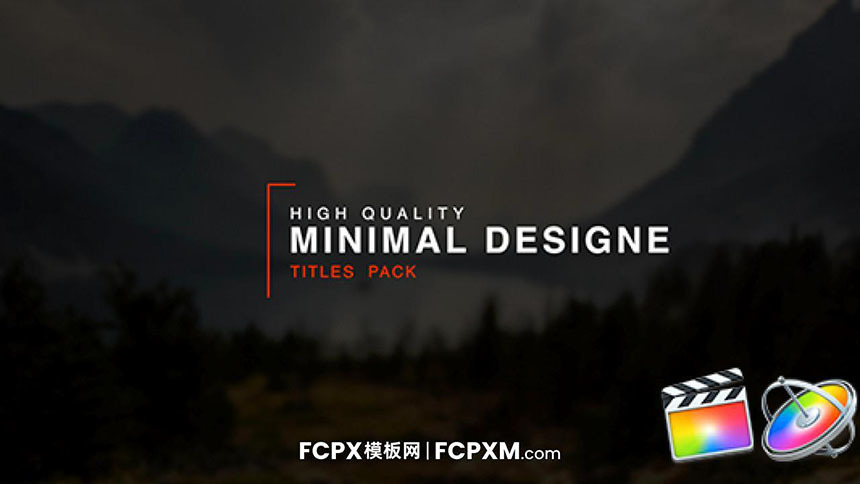FCPX模板 20个时尚全屏标题动画fcpx模板下载
