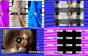 FCPX短视频模板 社交媒体YouTube开场介绍fcpx模板下载