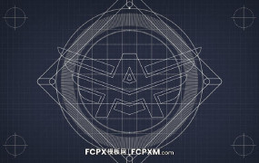 开场片头FCPX模板 几何图形动态logo展示fcpx模板下载