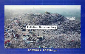 fcpx模板 环境污染纪录图片文字介绍展示FCPX模板下载