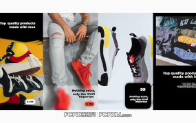 FCPX模板 时尚新款鞋服Ins短视频推广促销模板下载