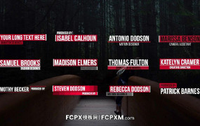 fcpx模板 创意时尚多功能动态标题字幕模板下载