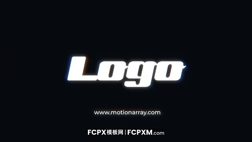 动感高科技数码闪烁特效logo展示FCP模板下载-FCPX模板网