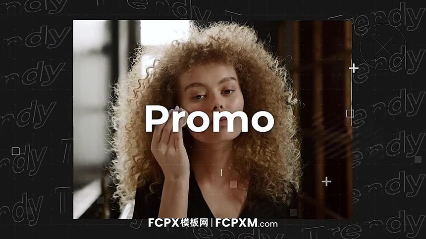 创意时尚时装化妆品广告宣传淘宝主图短视频FCPX模板下载