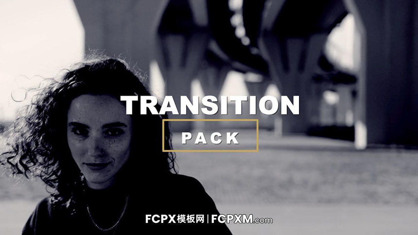 FCPX转场 旋转过渡弹性缩放转场FCPX模板 Transitions Pack